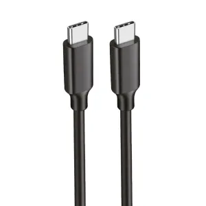 Cable KOLKE USB tipo c a tipo c 20W NEGRO KCC-8708